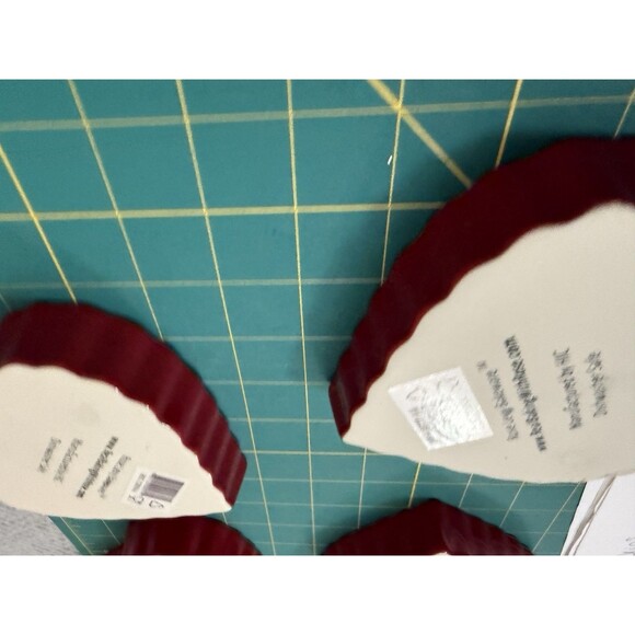 Rose Levy Beranbaum Sweetheart Bakeware Heart Shaped Dish Ceramic Set of 4 Crème - Picture 7 of 14